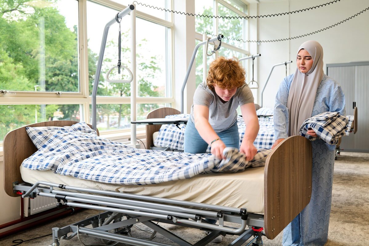 Studenten opleiding Zorg